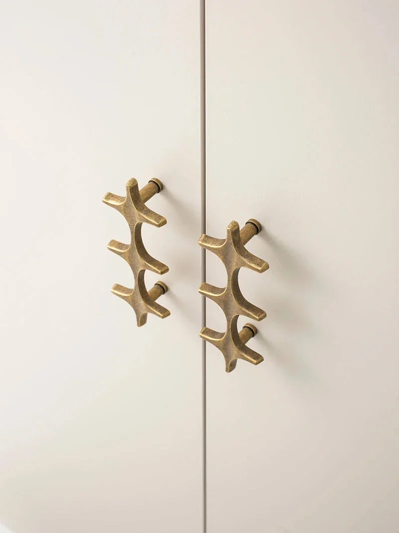 The Crossbeam Brass Knobs