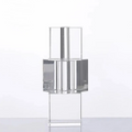 Pixel Block Crystal Glass Vase