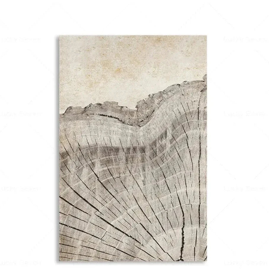 Tree Rings Abstract Canvas 4