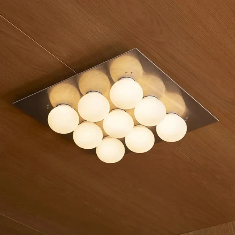 Sphere Grid Flush Mount