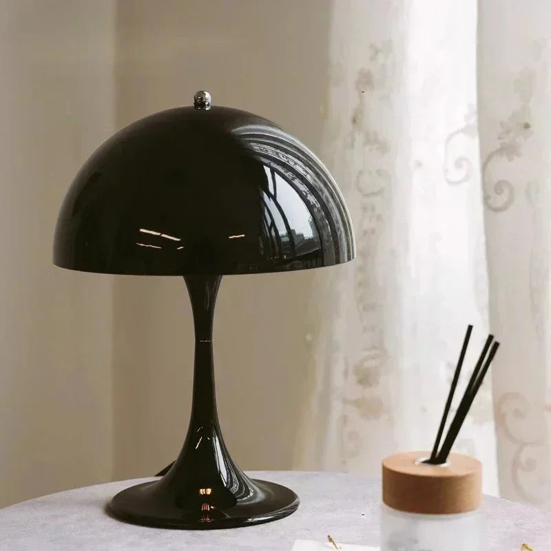 Roma Dome Table Lamp Black