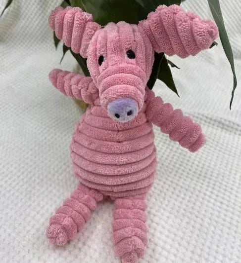 Plush Squeaky Pig Dog Toy – Soft Chew Toy for Small & Medium Dogs