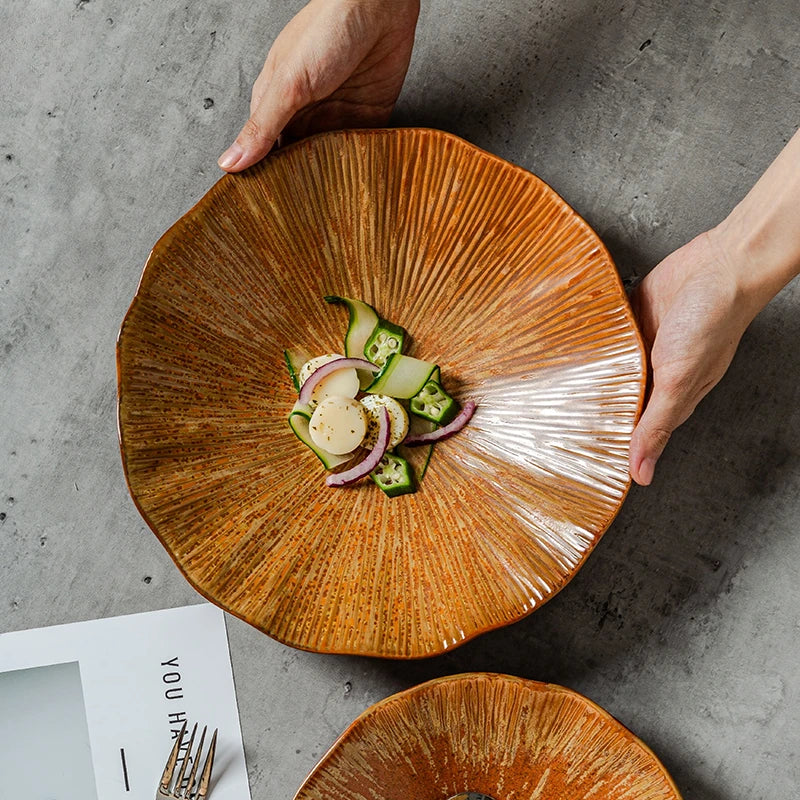 Terra Sunburst Artisan Bowl