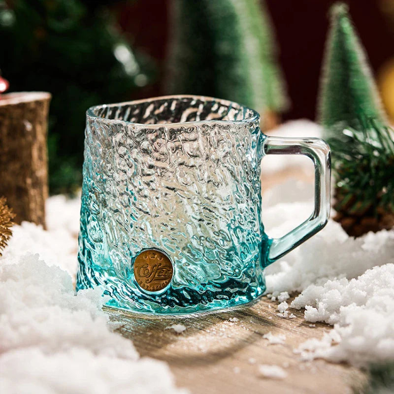 Glacier Ripple Glass Mug