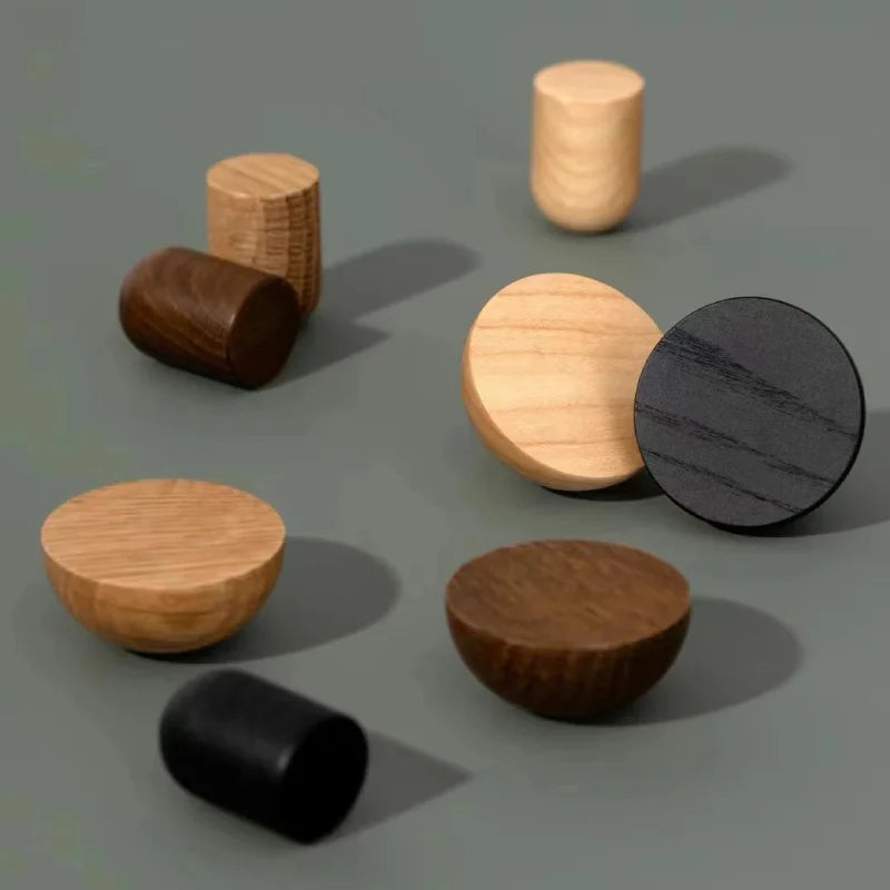 Luno Wooden Cabinet Knobs