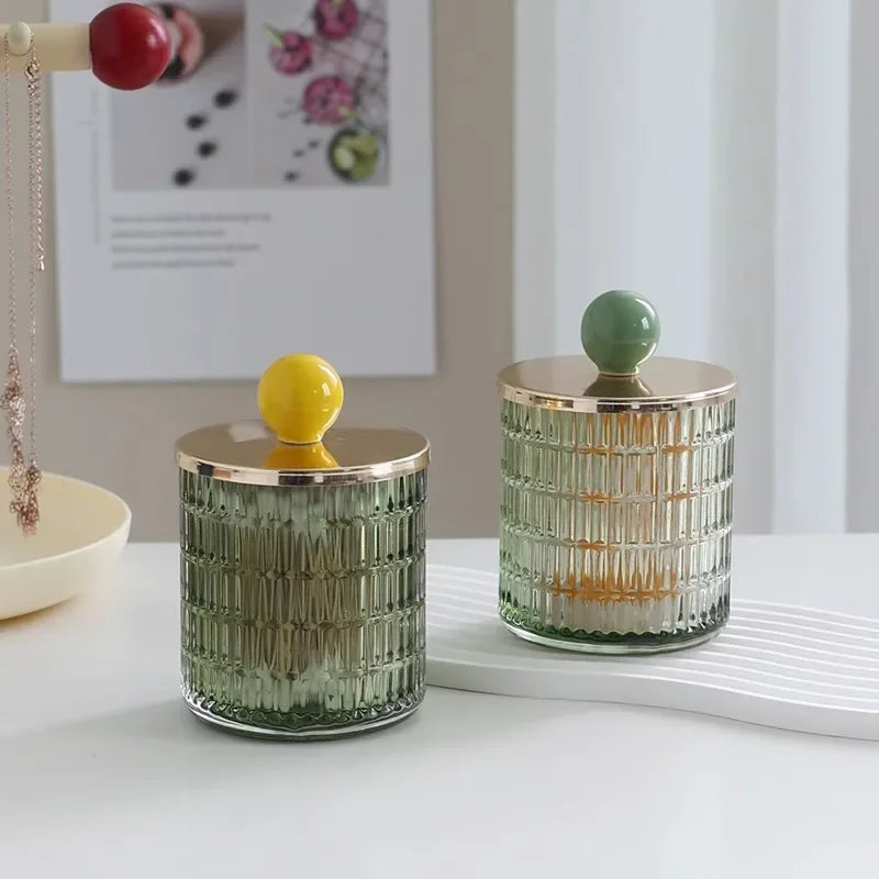 Vista Knob Glass Canisters