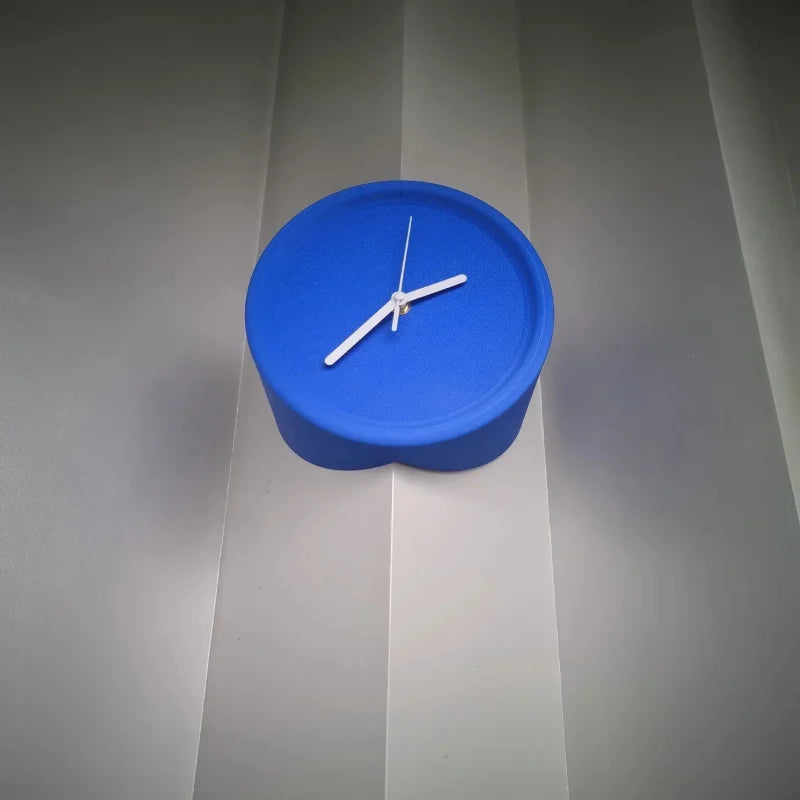 Axis Corner Wall Clock Blue Outer Unnumbered
