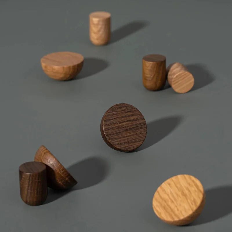 Luno Wooden Cabinet Knobs
