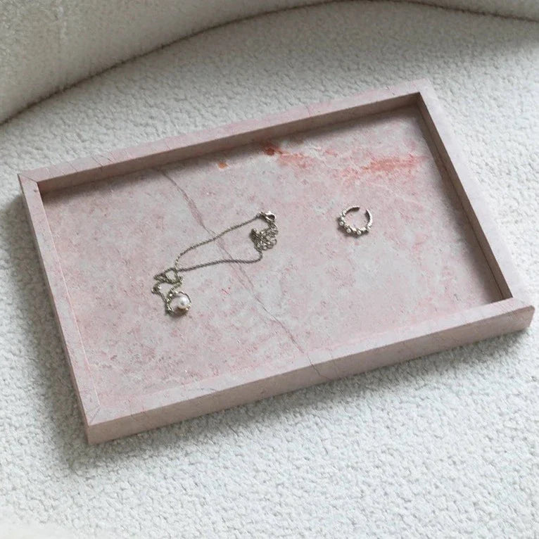 Rose Marble Tray