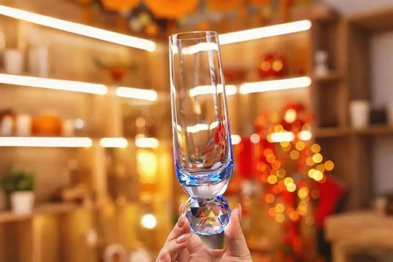 Kaleidoscope Orb Champagne Flutes