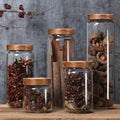Acacia & Glass Food Storage Bins