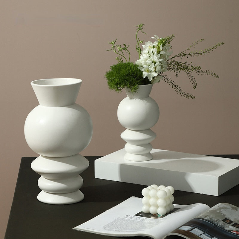 Sierra White Porcelain Vase
