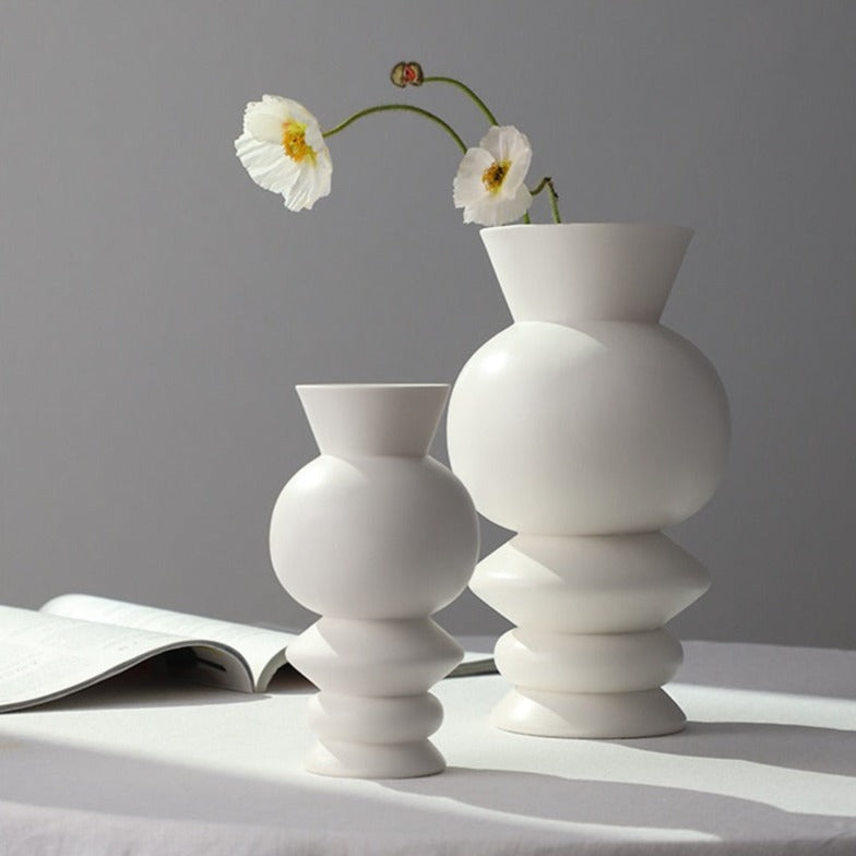Sierra White Porcelain Vase