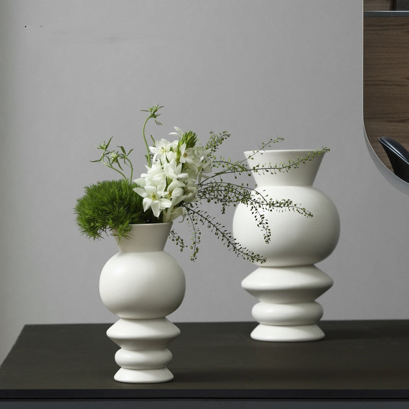 Sierra White Porcelain Vase