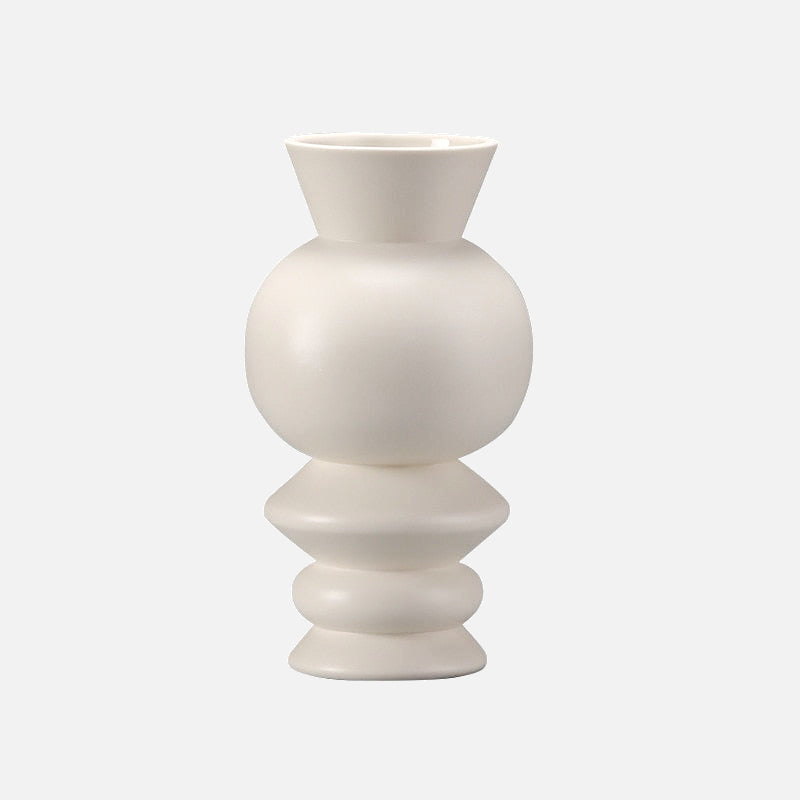 Sierra White Porcelain Vase