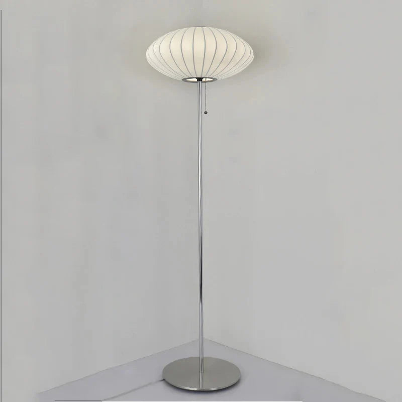 Silk Lights Fabric Table & Floor Lamp Floor Lamp Oval