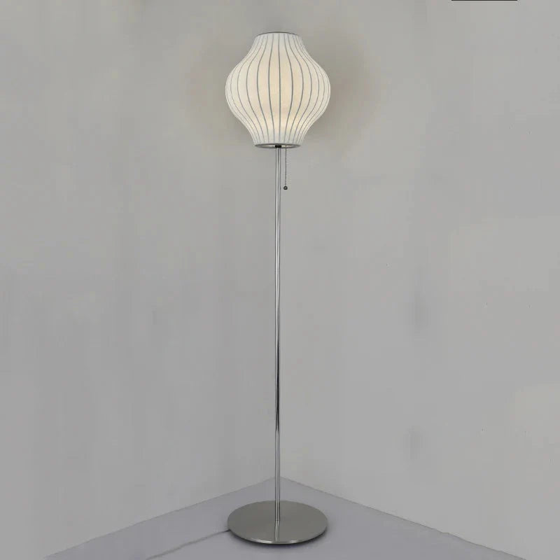 Silk Lights Fabric Table & Floor Lamp Floor Lamp Drum