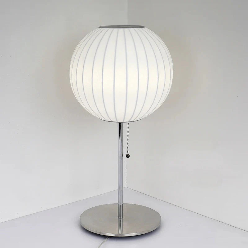 Silk Lights Fabric Table & Floor Lamp Table Lamp Round