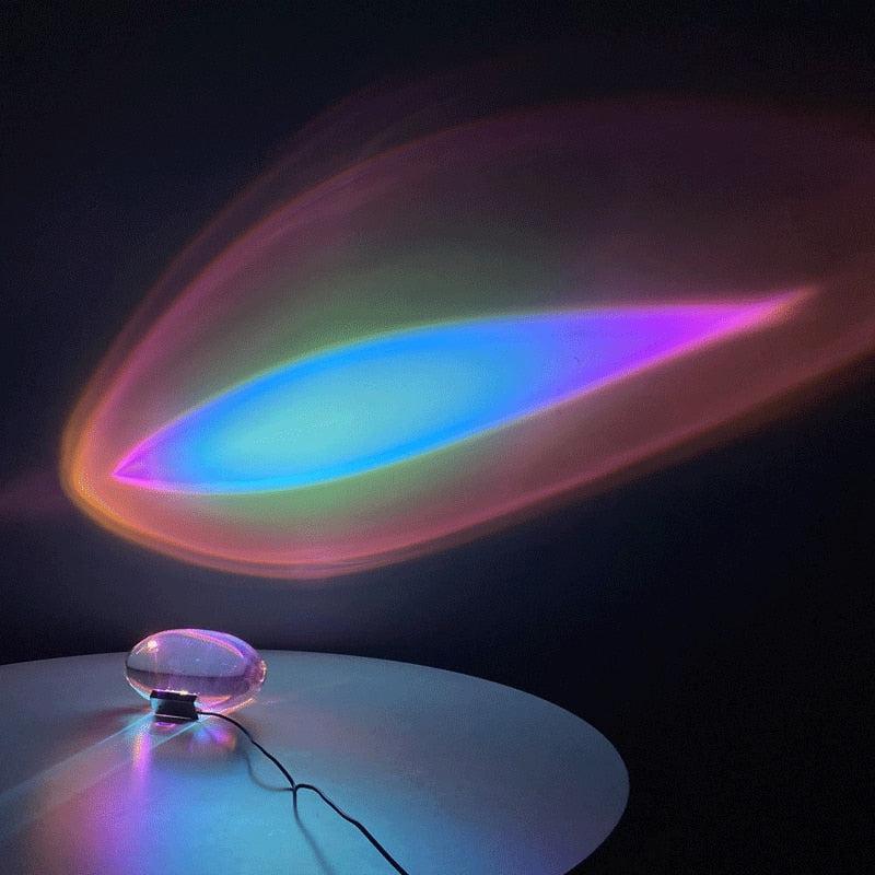 Sky Eye Crystal LED Table Lamp Rainbow