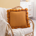 Smock & PomPom Square Pillow Cover