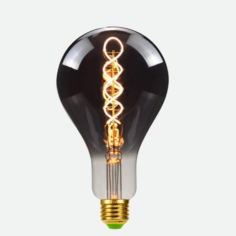 Smoke Led Spiral Filament Edison Bulb A110