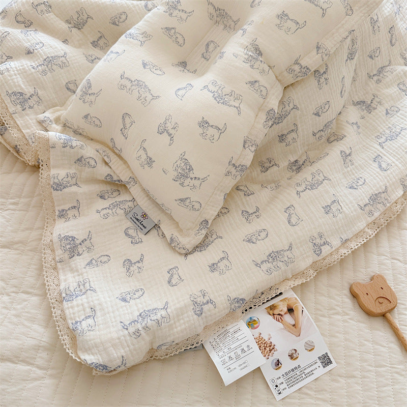 Animal Theme Comforter – Cotton Muslin