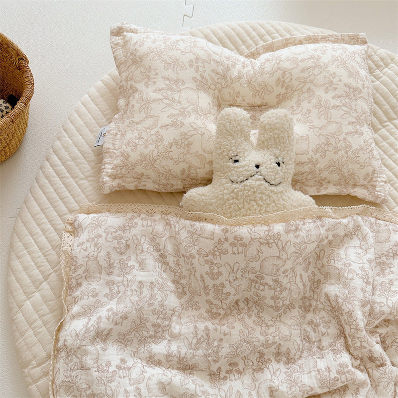 Animal Theme Comforter – Cotton Muslin Woodland