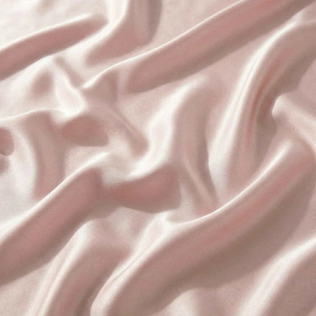 Soft Pink 19 Momme Silk Flat Sheet