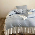 Soft Ruffle Stripe Duvet Cover
