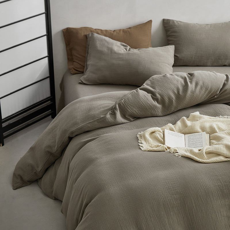 Cotton Gauze Bedding Set – Queen Size