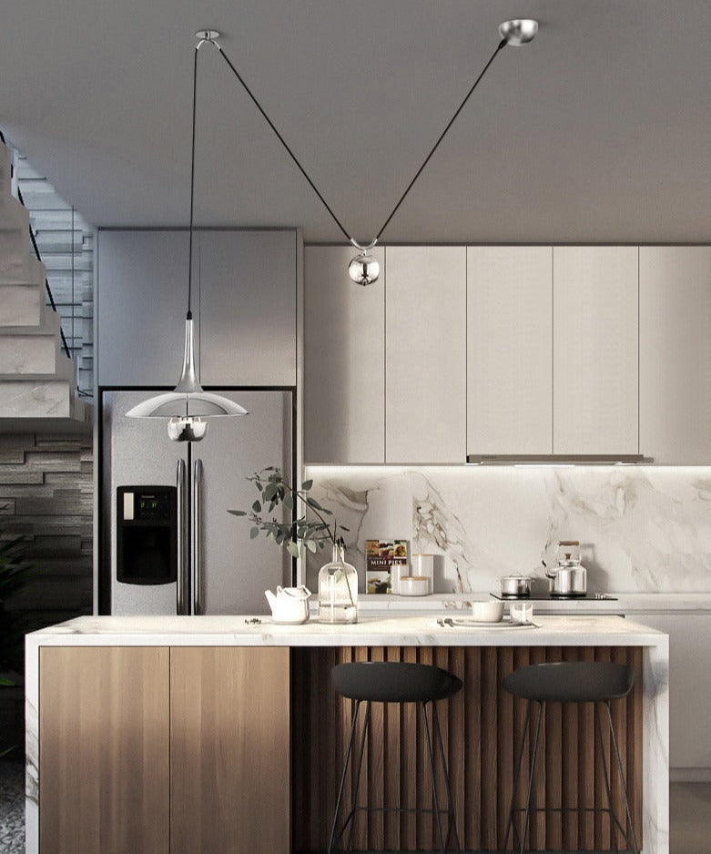 Sorrenti Plated Pendant Light