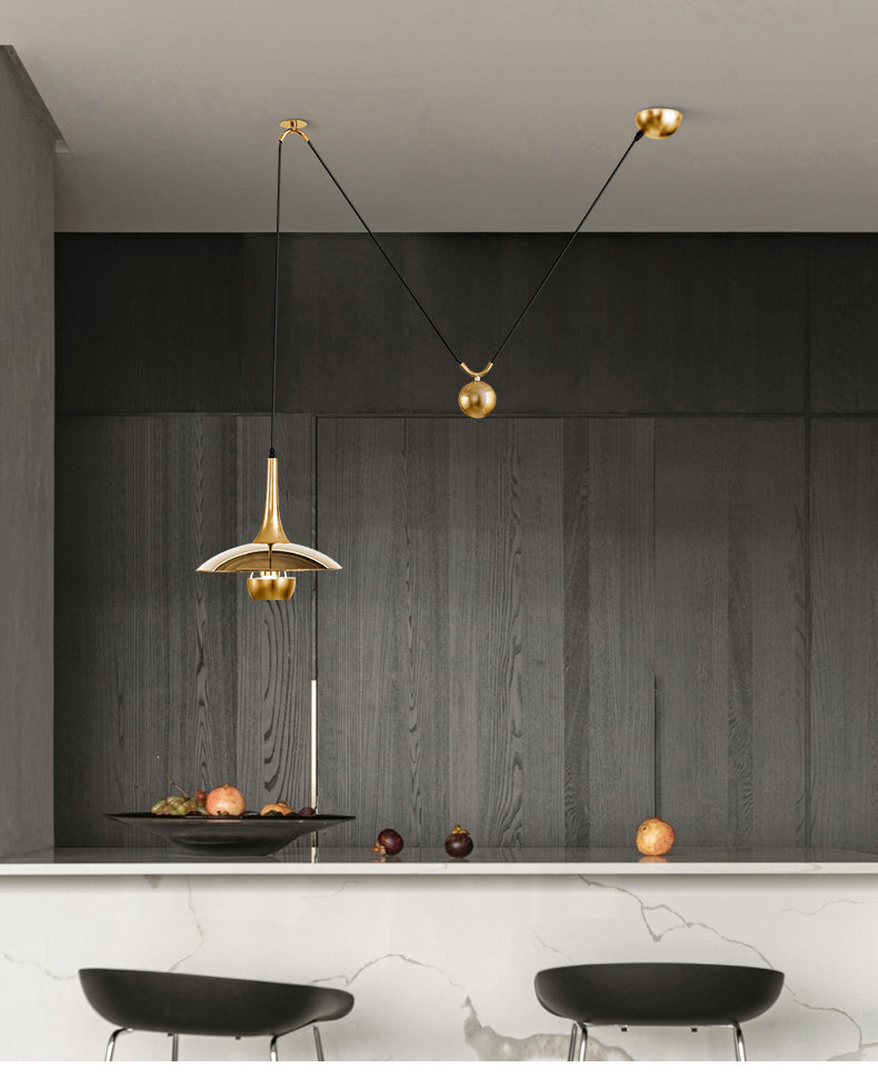 Sorrenti Plated Pendant Light