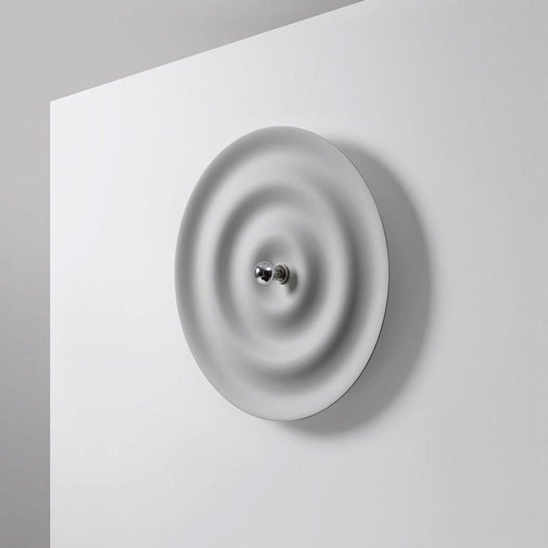 Sound Wave Minimalist Wall Lamp Gray