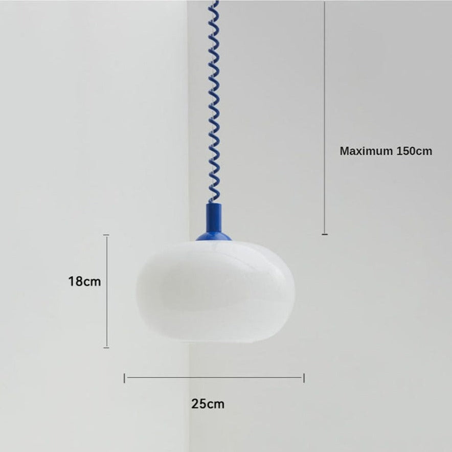 Spring Wire Retractable Pendant Light