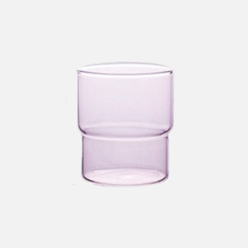 Stack Drinking Glasses Tall Pink