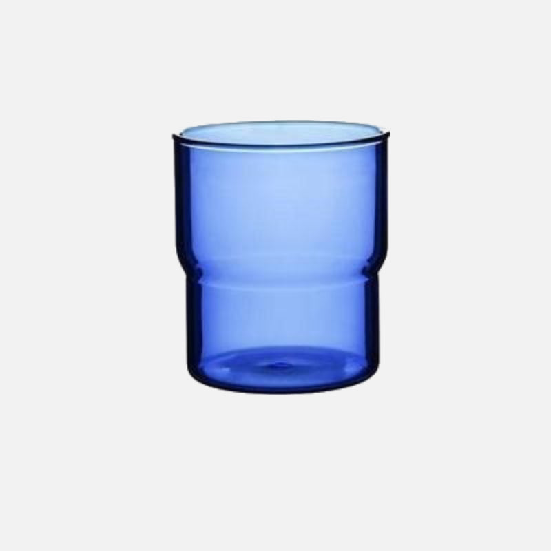 Stack Drinking Glasses Tall Blue