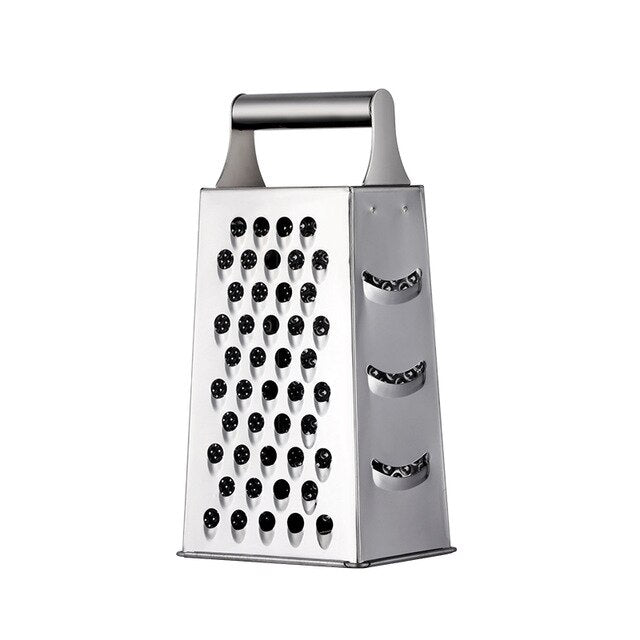 Stainless Steel Retro Fun Food Grater Silver