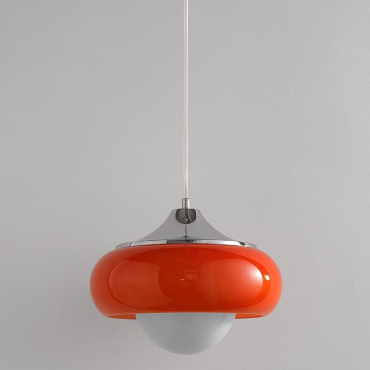 Starburst Retro Glass & Chrome LED Pendant Lights