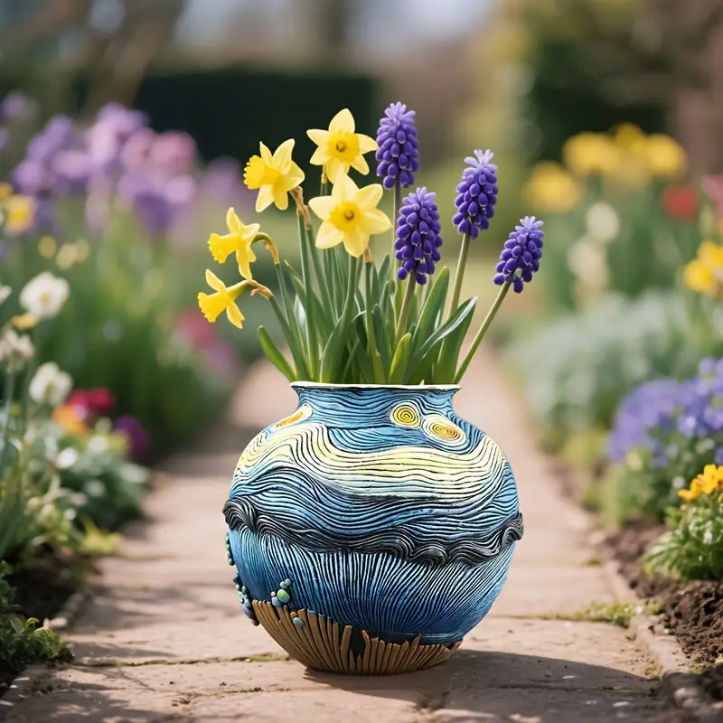 Starry Bloom™ – Van Gogh Vase