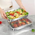 SteelStack™ – 3pcs Stainless Food Storage & Meal Prep Set