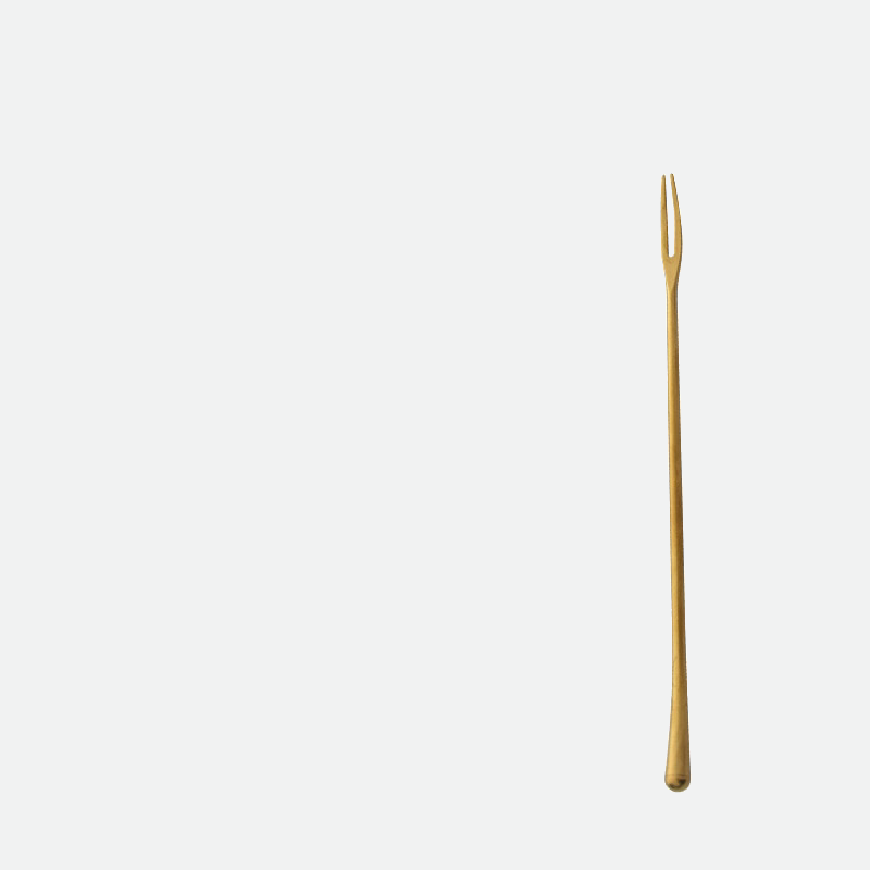 Stein Gold Finish Stainless Steel Flatware Long Fork