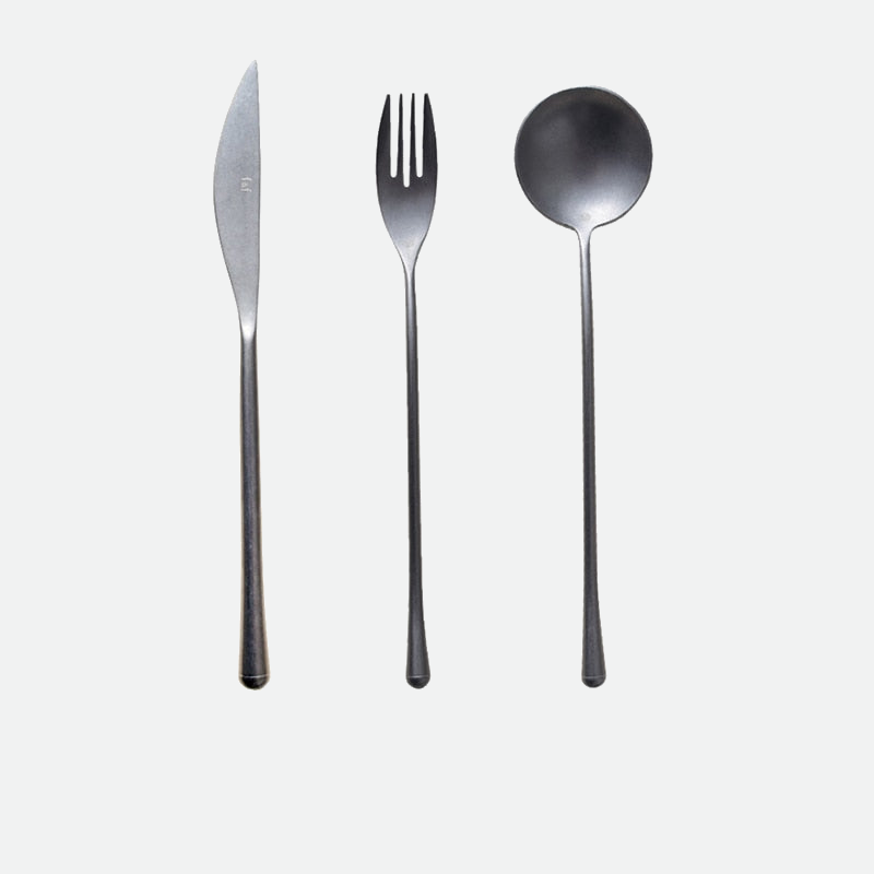Stein Vintage Finish Stainless Steel Flatware 3 Piece Set
