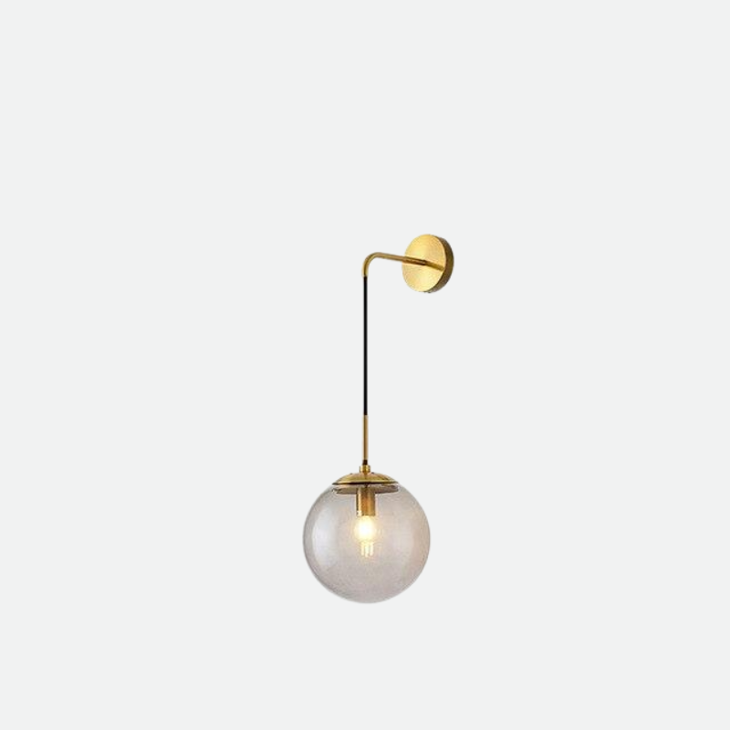 Stella Hanging Wall Sconce Smoke Gold