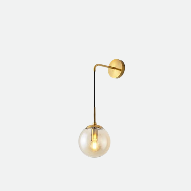 Stella Hanging Wall Sconce Amber Gold