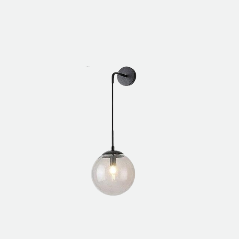 Stella Hanging Wall Sconce Smoke Black