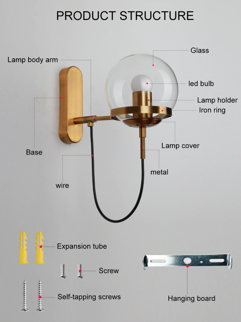 Stella Wall Sconce With Stand - Final Sale