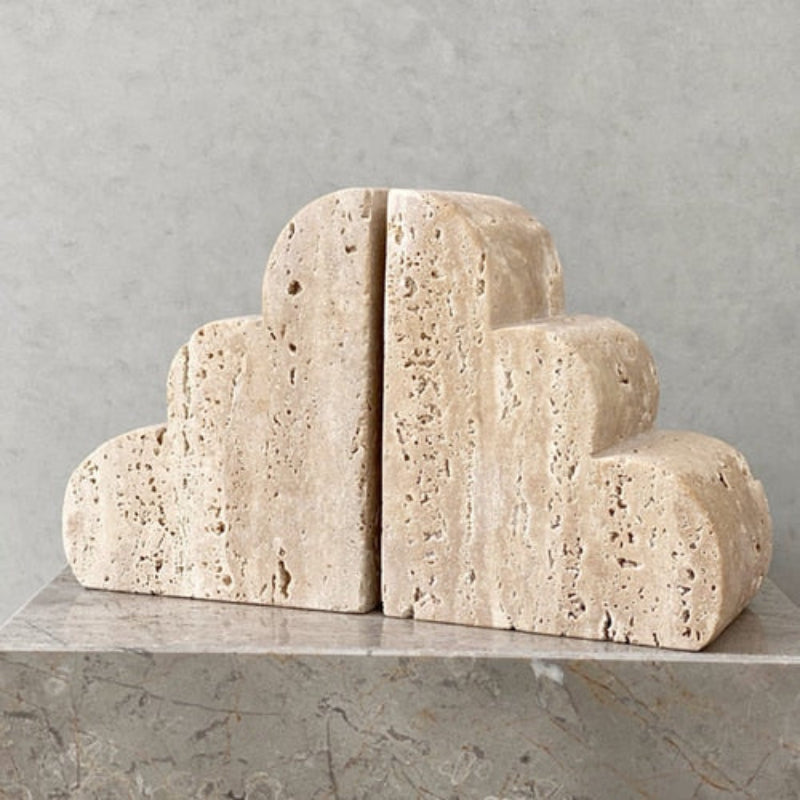 Stone Clouds Bookends