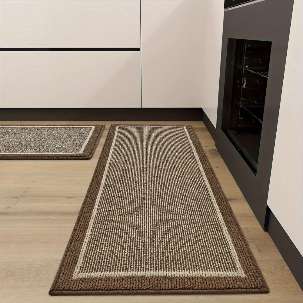 Strata Elegance Kitchen Mats Mocha 20"x32"