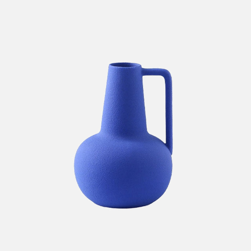 Strom Bright Ceramic Jug & Vase Blue Bottle S