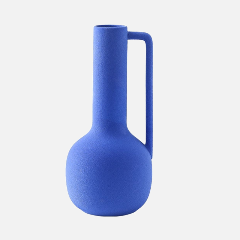 Strom Bright Ceramic Jug & Vase Blue Bottle L
